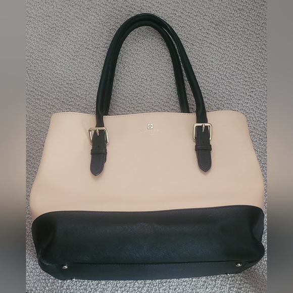 kate spade Handbags - Kate Spade Black and Blush Tote Bag